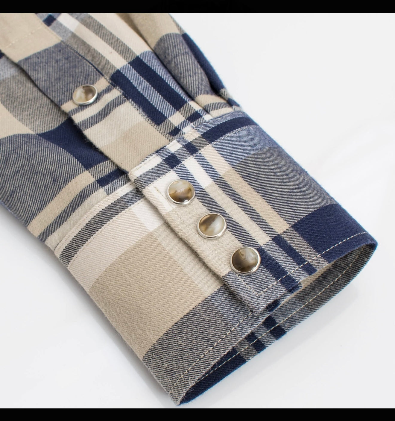 Men's Western style long sleeve Flannel Shirt