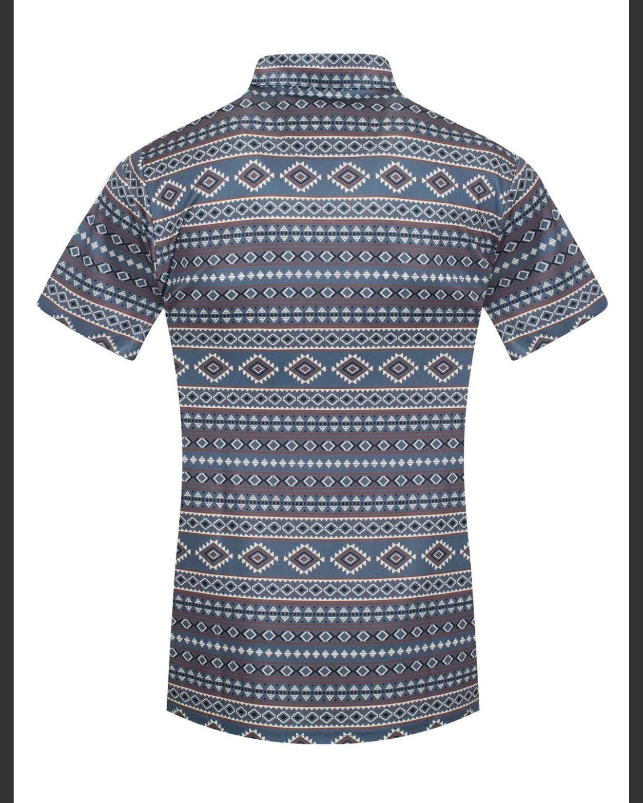 Men's Rodeo Clothing Print Polo