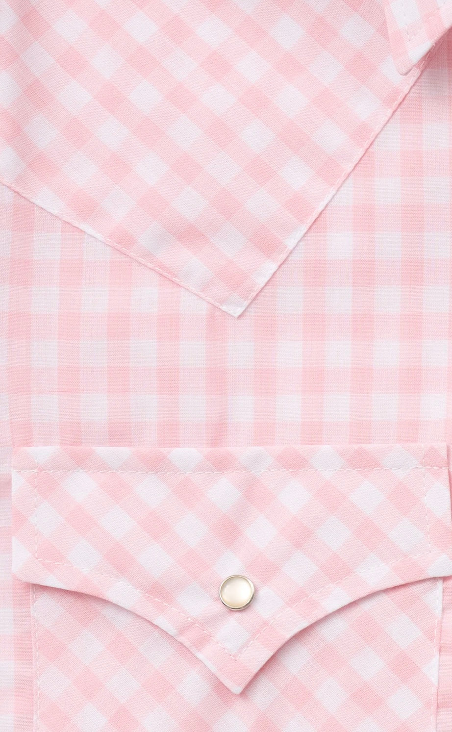 Women's Ely Cattleman Cowboygirl Blossom Pink Gingham Long Sleeve Shirt