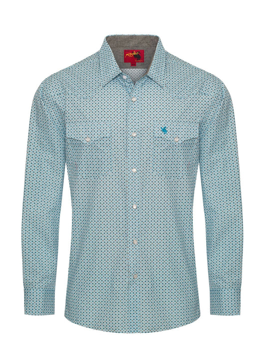Men's Western style long sleeve shirt