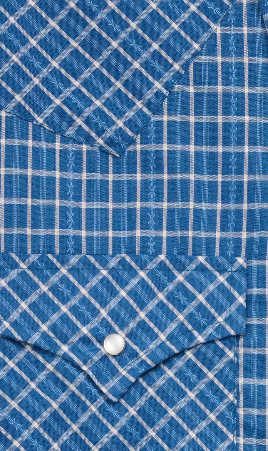 Men's Ely Cattleman Long Sleeve Barbed Wire Plaid Western Snap Shirt