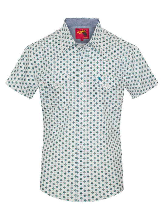 Men's Western Style Short Sleeve Shirt