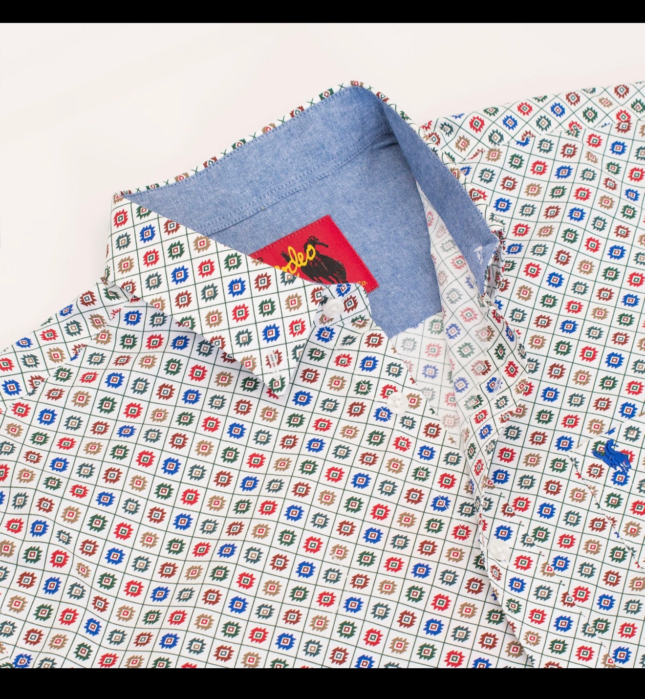 Men's Western style long sleeve shirt