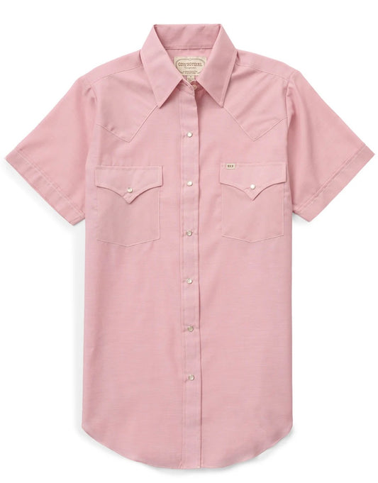Women's Ely Cattleman Cowboygirl Blossom Pink Short Sleeve Shirt