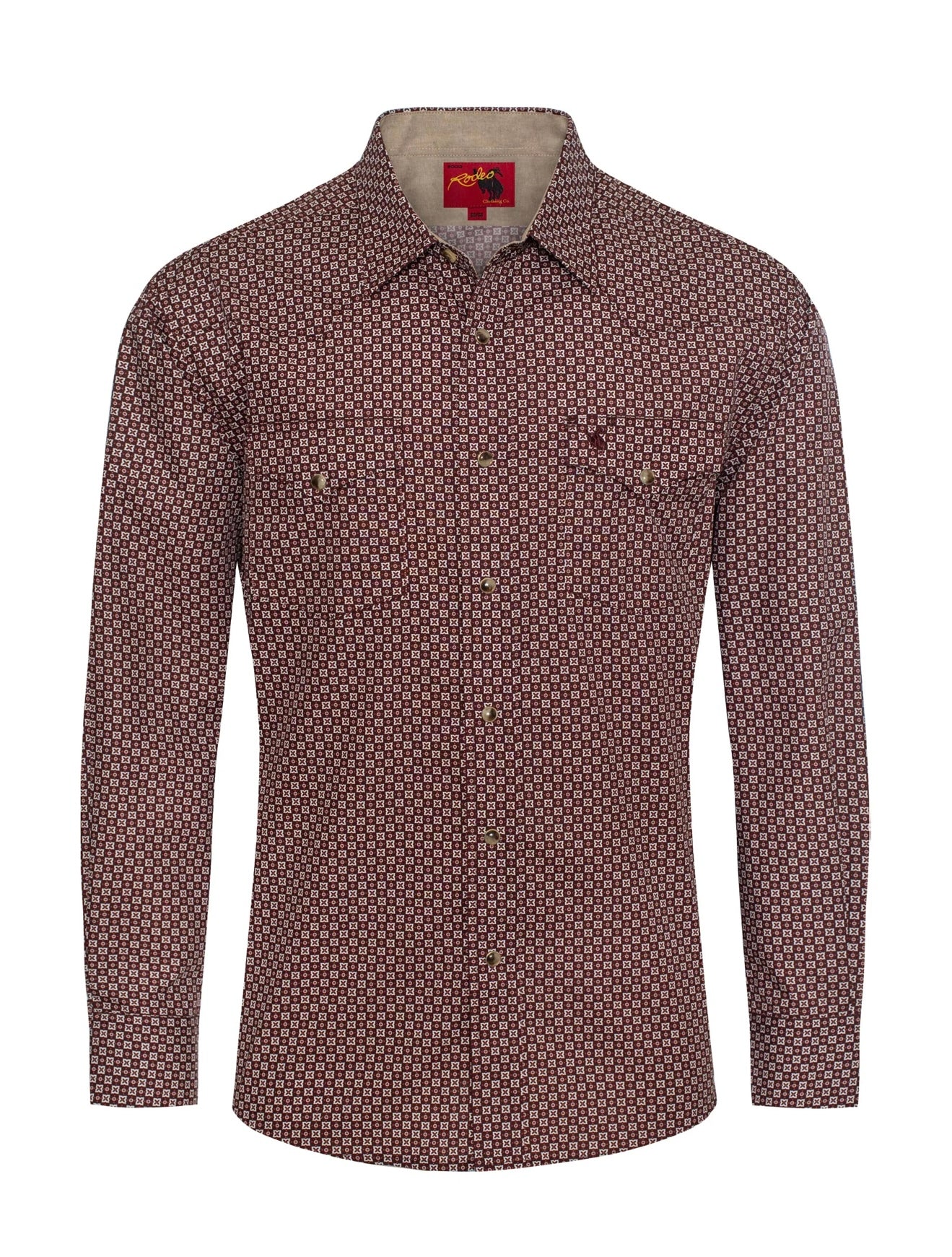 Men's Western style long sleeve shirt